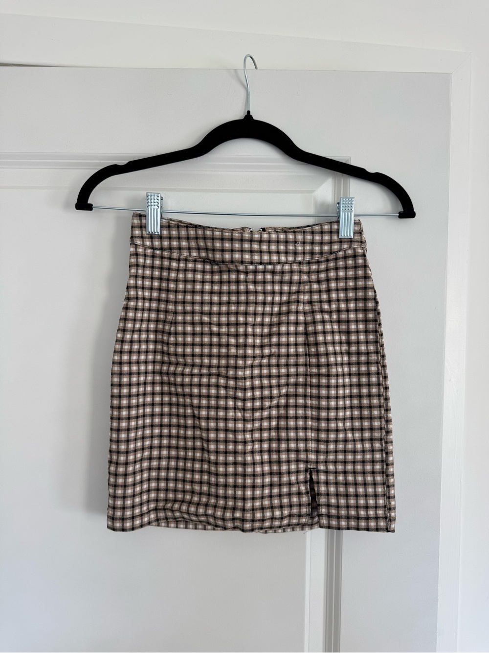 Garage Tight Plaid Skirt